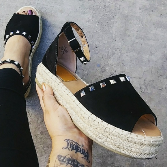 stud espadrilles